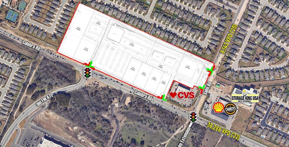 000 Culebra Rd, San Antonio, TX à louer - Aérien – Image 3 sur 4