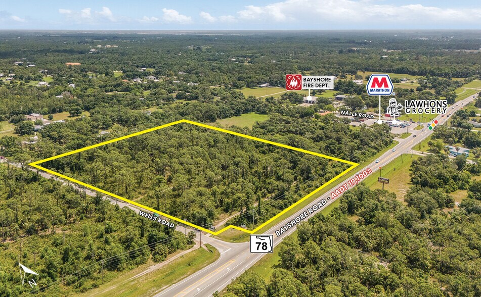 17300 Wells Rd, North Fort Myers, FL à vendre - Aérien – Image 3 sur 8