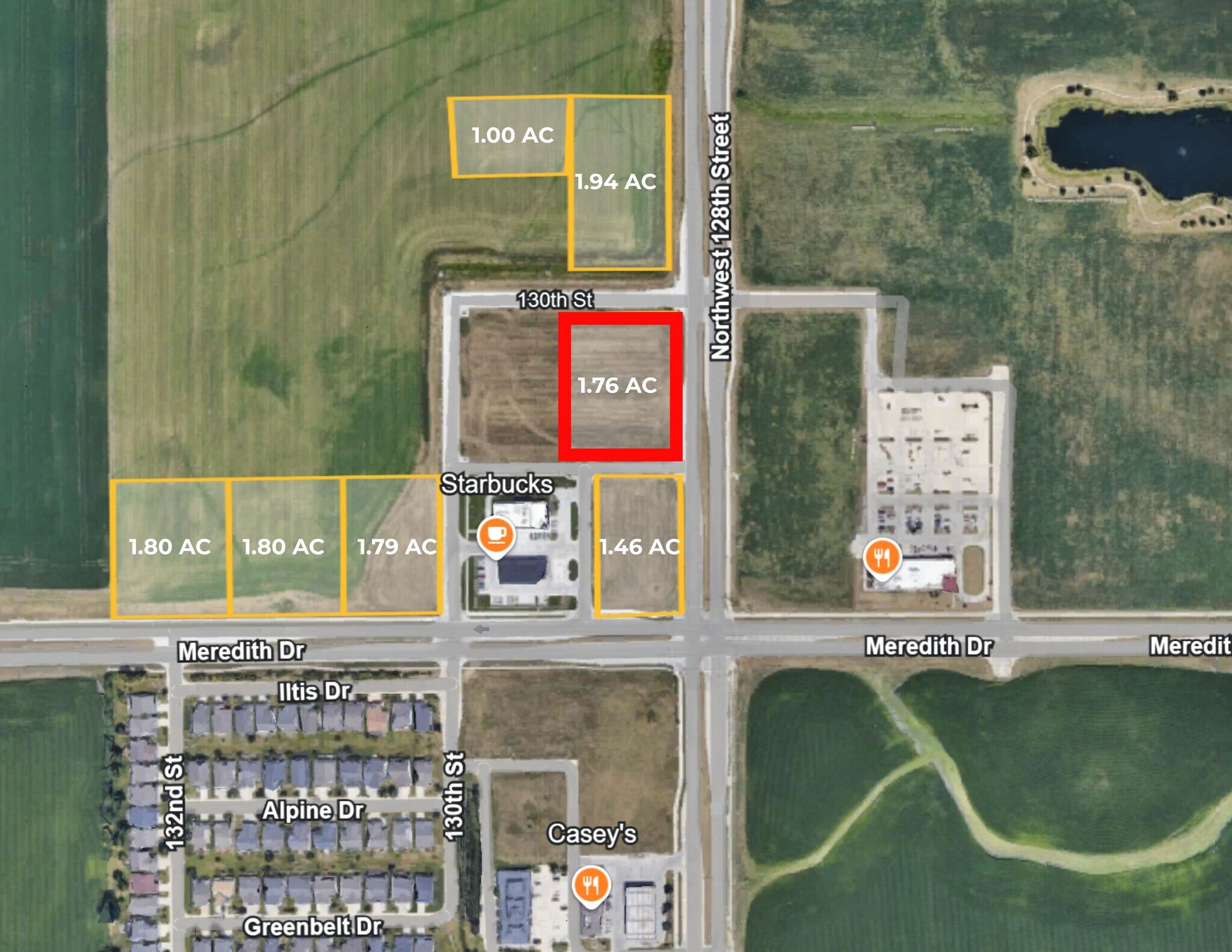 12800 Hickory Dr, Urbandale, IA à vendre Aérien– Image 1 sur 3