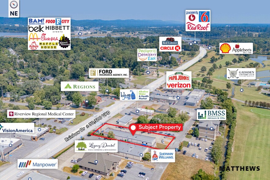 2012 Rainbow Dr, Gadsden, AL à vendre - Photo de l’immeuble – Image 2 sur 2