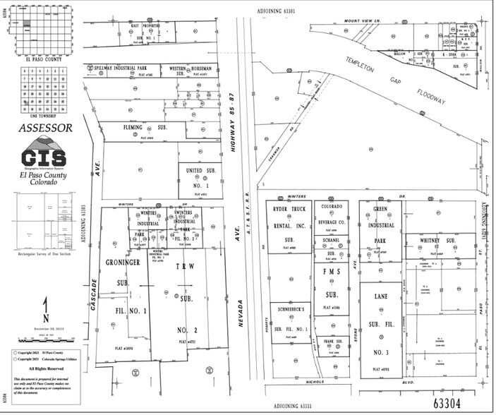 125-155 Mount View Ln, Colorado Springs, CO à louer - Plan cadastral – Image 2 sur 18