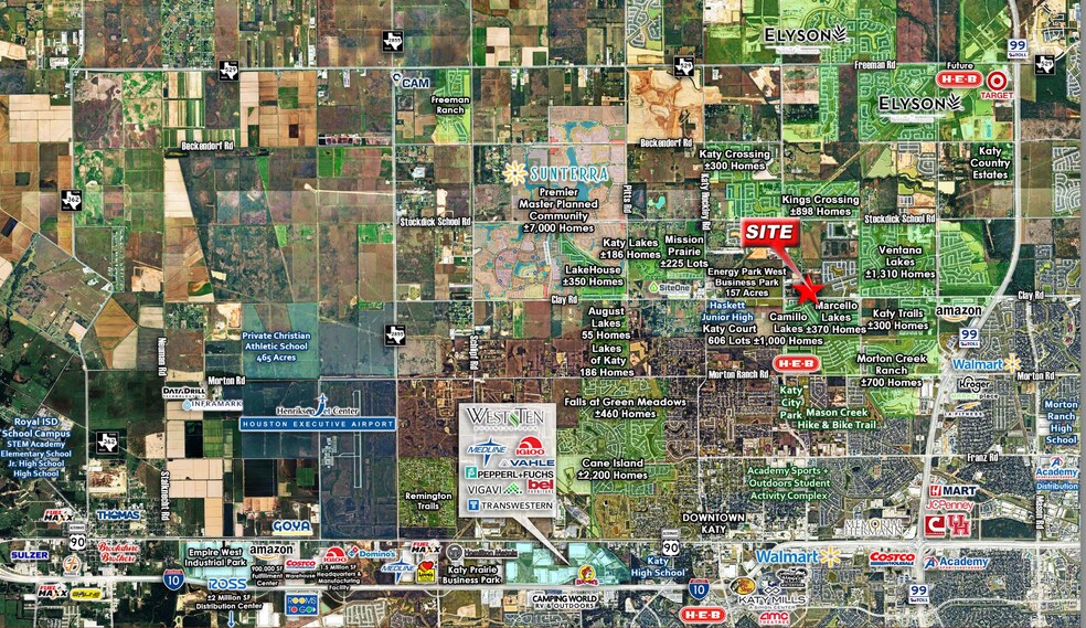 24500 Clay Road, Katy, TX à vendre - Aérien – Image 2 sur 2