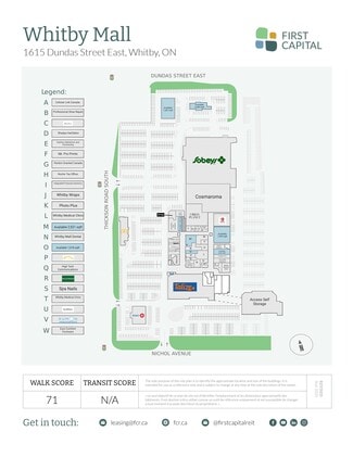Plus de détails pour 1603-1615 Dundas St E, Whitby, ON - Bureau, Local commercial à louer