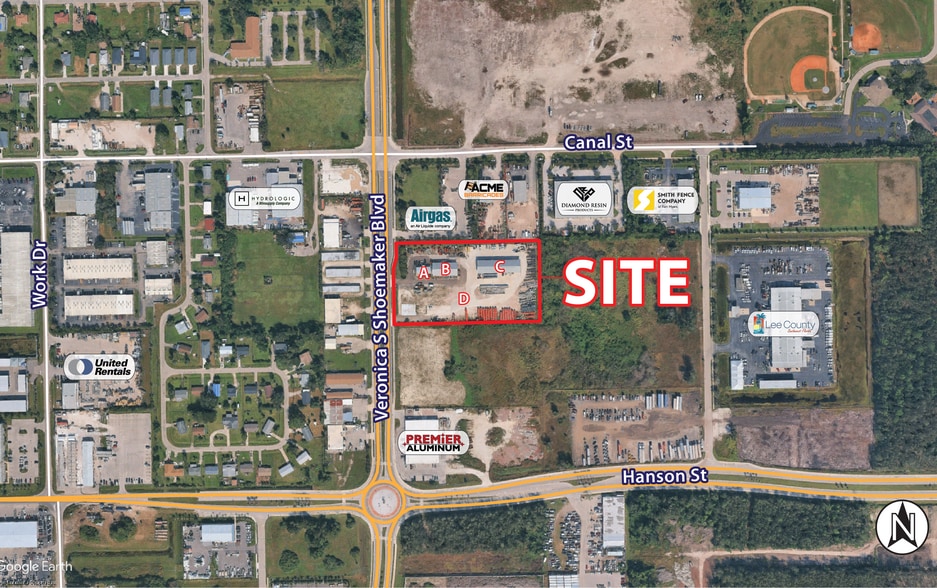 3560 Veronica S Shoemaker Blvd, Fort Myers, FL à vendre - Aérien – Image 1 sur 6