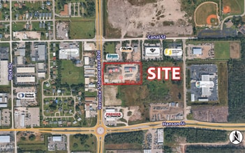 3560 Veronica S Shoemaker Blvd, Fort Myers, FL - Vue aérienne vue de carte - Image1