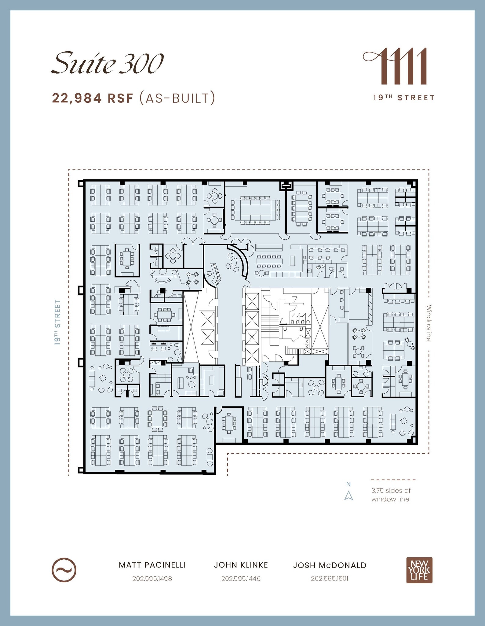1111 19th St NW, Washington, DC à louer Plan d’étage– Image 1 sur 6