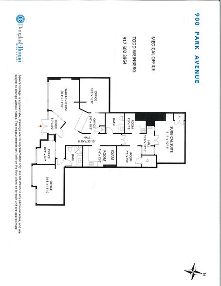 900 Park Ave, New York, NY à louer - Plan d’étage – Image 3 sur 3