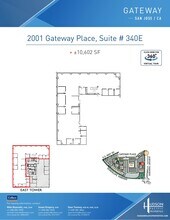 2033 Gateway Pl, San Jose, CA à louer Plan d’étage– Image 1 sur 1