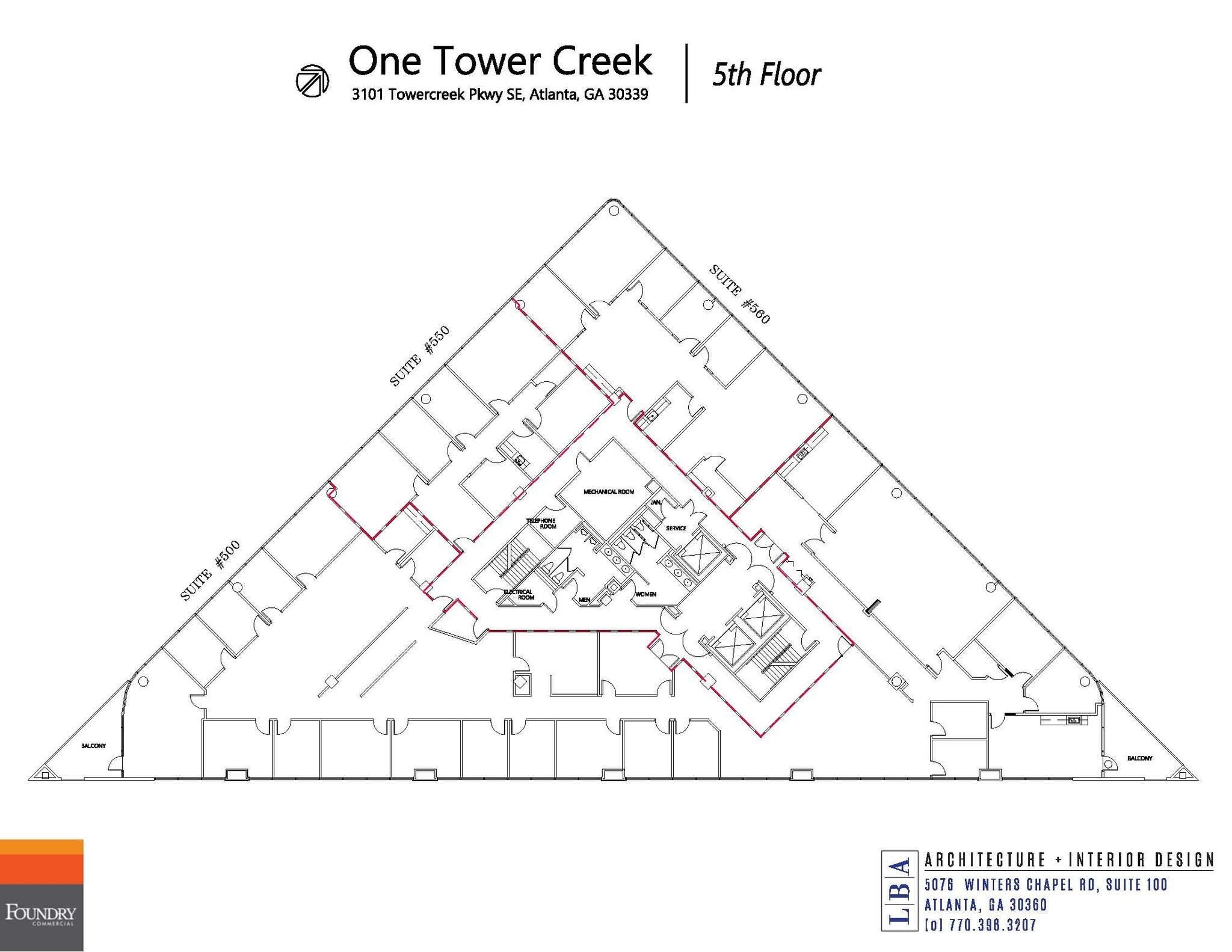 3101 Towercreek Pkwy SE, Atlanta, GA à louer Plan d’étage– Image 1 sur 1