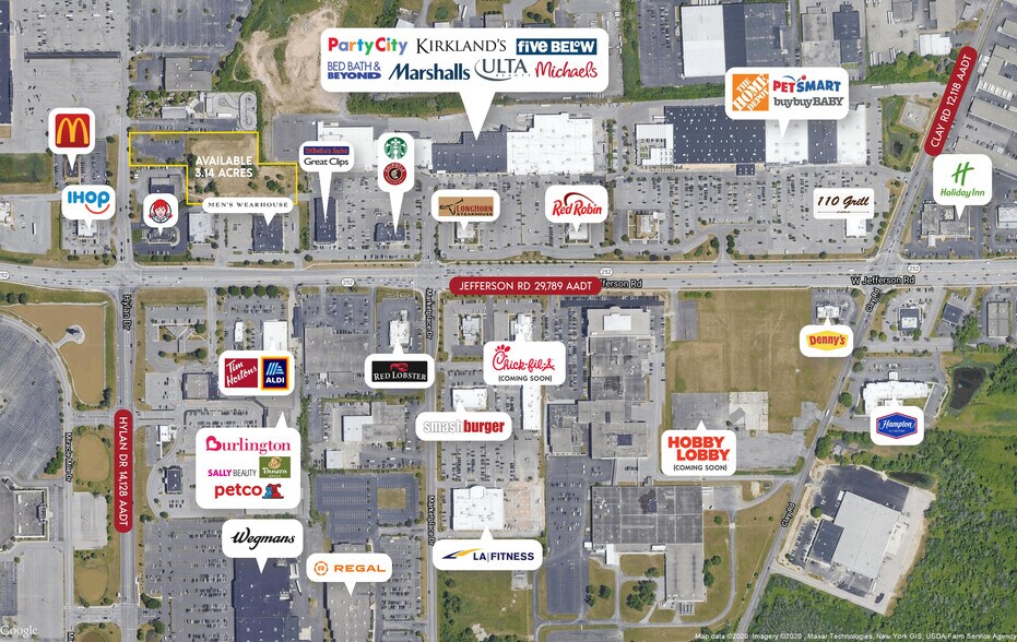 600 Jefferson Rd, Rochester, NY à louer - Aérien – Image 2 sur 6