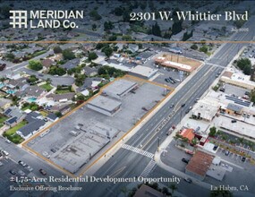 2301-2371 W Whittier Blvd, La Habra, CA - Vue aérienne  vue de carte - Image1