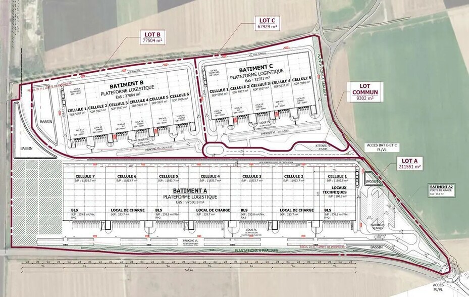 Local d’activités dans Toury à louer - Plan d’étage – Image 3 sur 4