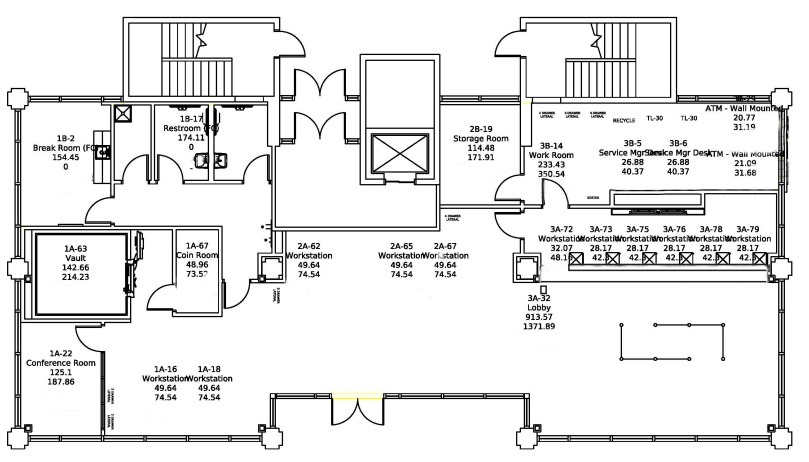 600 Crawford St, Portsmouth, VA à louer Plan d’étage– Image 1 sur 1