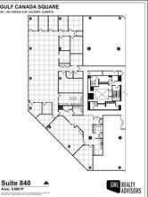 401 9th Ave SW, Calgary, AB à louer Plan d’étage– Image 1 sur 1