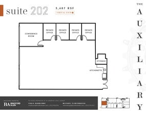 1550-1556 W Carroll, Chicago, IL à louer Plan d’étage– Image 1 sur 6
