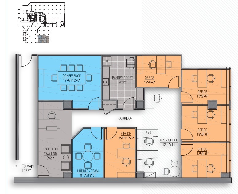 820 1st St NE, Washington, DC à louer Plan d’étage– Image 1 sur 1