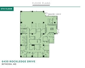 6430 Rockledge Dr, Bethesda, MD à louer Plan d’étage– Image 1 sur 1