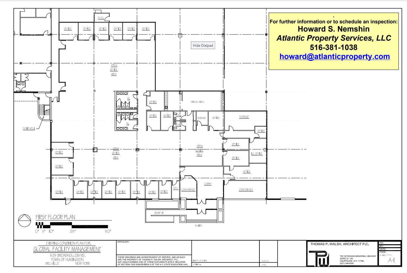 525 Broadhollow Rd, Melville, NY à louer Plan d’étage– Image 1 sur 1