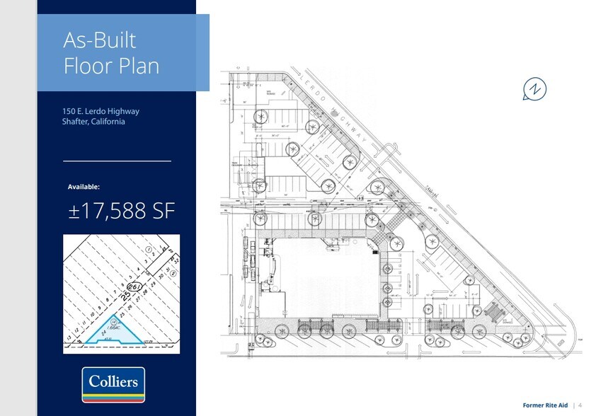 150 E Lerdo Hwy, Shafter, CA à vendre - Plan d’étage – Image 2 sur 3
