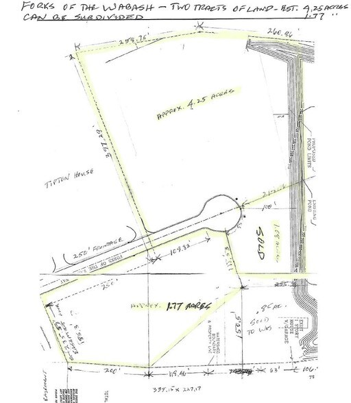 450 Bowenpark Ave, Huntington, IN à vendre - Plan cadastral – Image 2 sur 3