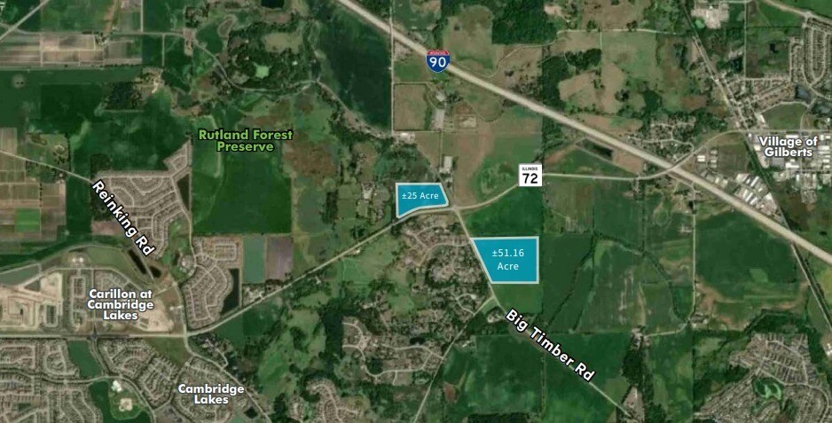 Higgins Rd @ Big Timber Road, Hampshire, IL à vendre Photo principale– Image 1 sur 2