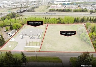 18435 121 Av NW, Edmonton, AB - VUE AÉRIENNE  vue de carte