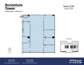 500 W Madison St, Chicago, IL à louer Plan d’étage– Image 1 sur 1