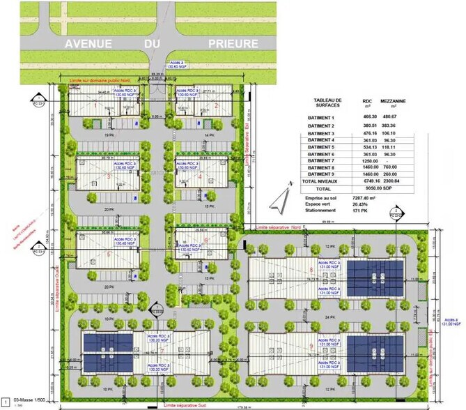 Local d’activités dans Bailly-Romainvilliers à louer - Plan d’étage – Image 2 sur 3
