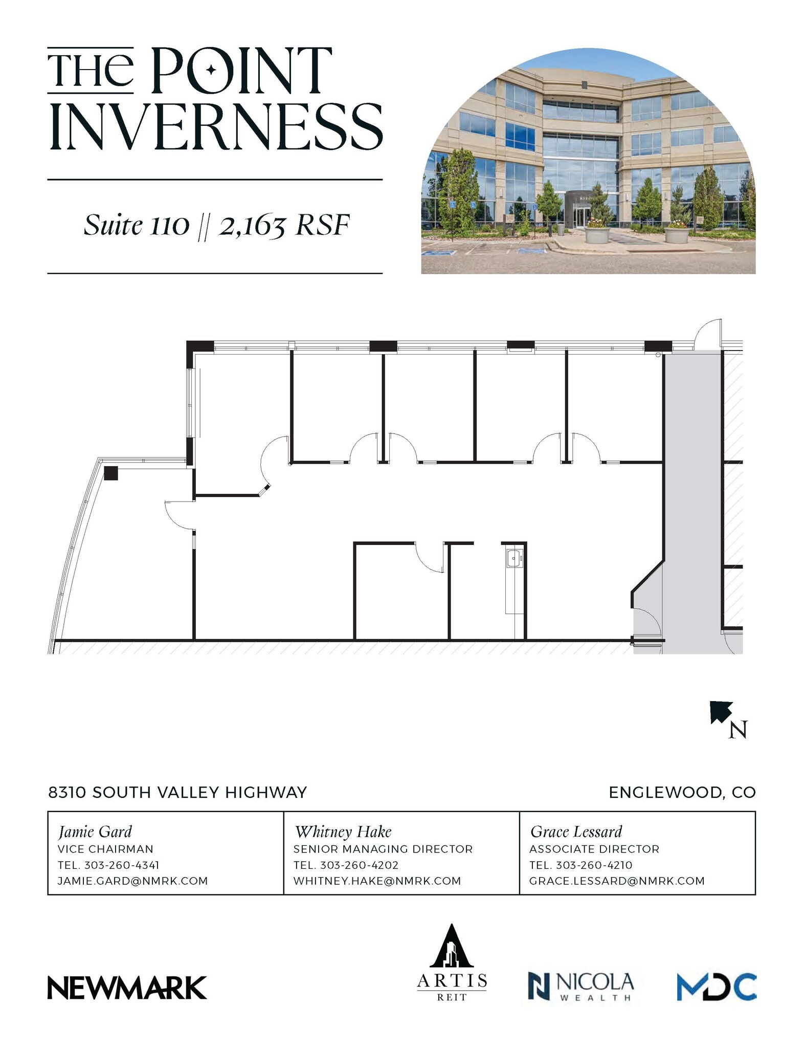8310 S Valley Hwy, Englewood, CO à louer Plan d’étage– Image 1 sur 1