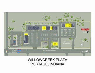 Plus de détails pour 3283-3369 Willowcreek Rd, Portage, IN - Bureau/Local commercial, Local commercial à louer