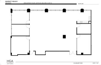 2033 Gateway Pl, San Jose, CA à louer Plan d’étage– Image 1 sur 1