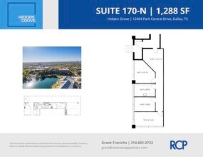 12404 Park Central Dr, Dallas, TX à louer Plan d’étage– Image 1 sur 4