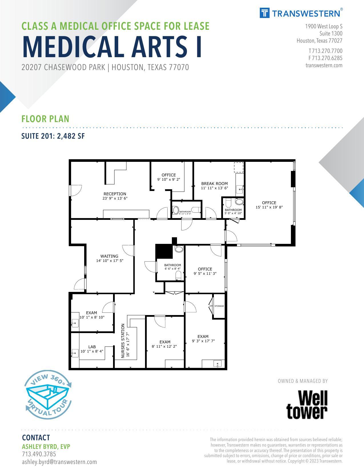 20207 Chasewood Park Dr, Houston, TX à louer Plan d’étage– Image 1 sur 1