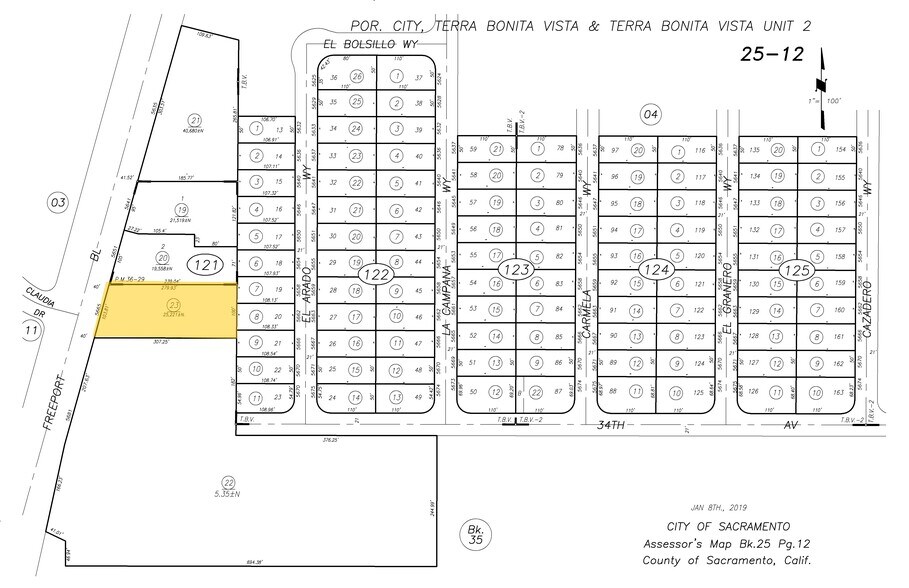 5665 Freeport Blvd, Sacramento, CA à louer - Plan cadastral – Image 2 sur 6