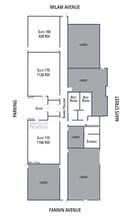 101 Fannin Ave, Round Rock, TX à louer Plan d’étage– Image 2 sur 3