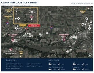 Plus de détails pour Route 6 & Route 178, Utica, IL - Industriel/Logistique à louer