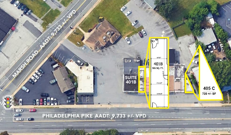 401-405 Philadelphia Pike, Wilmington, DE à louer - Photo de l’immeuble – Image 3 sur 3