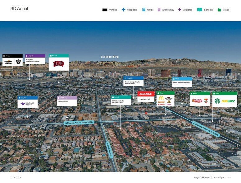 4131-4161 S Eastern Ave, Las Vegas, NV à louer - Photo de l’immeuble – Image 2 sur 6