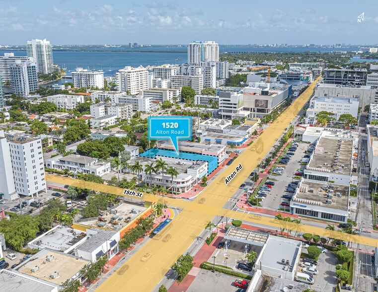 1520 Alton Rd, Miami Beach, FL à vendre - Aérien – Image 2 sur 9