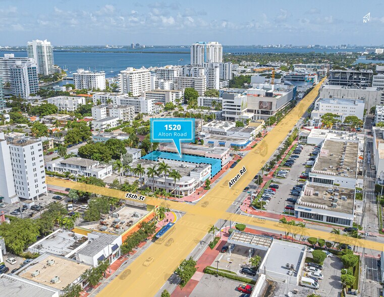1520 Alton Rd, Miami Beach, FL à vendre - Aérien – Image 2 sur 9