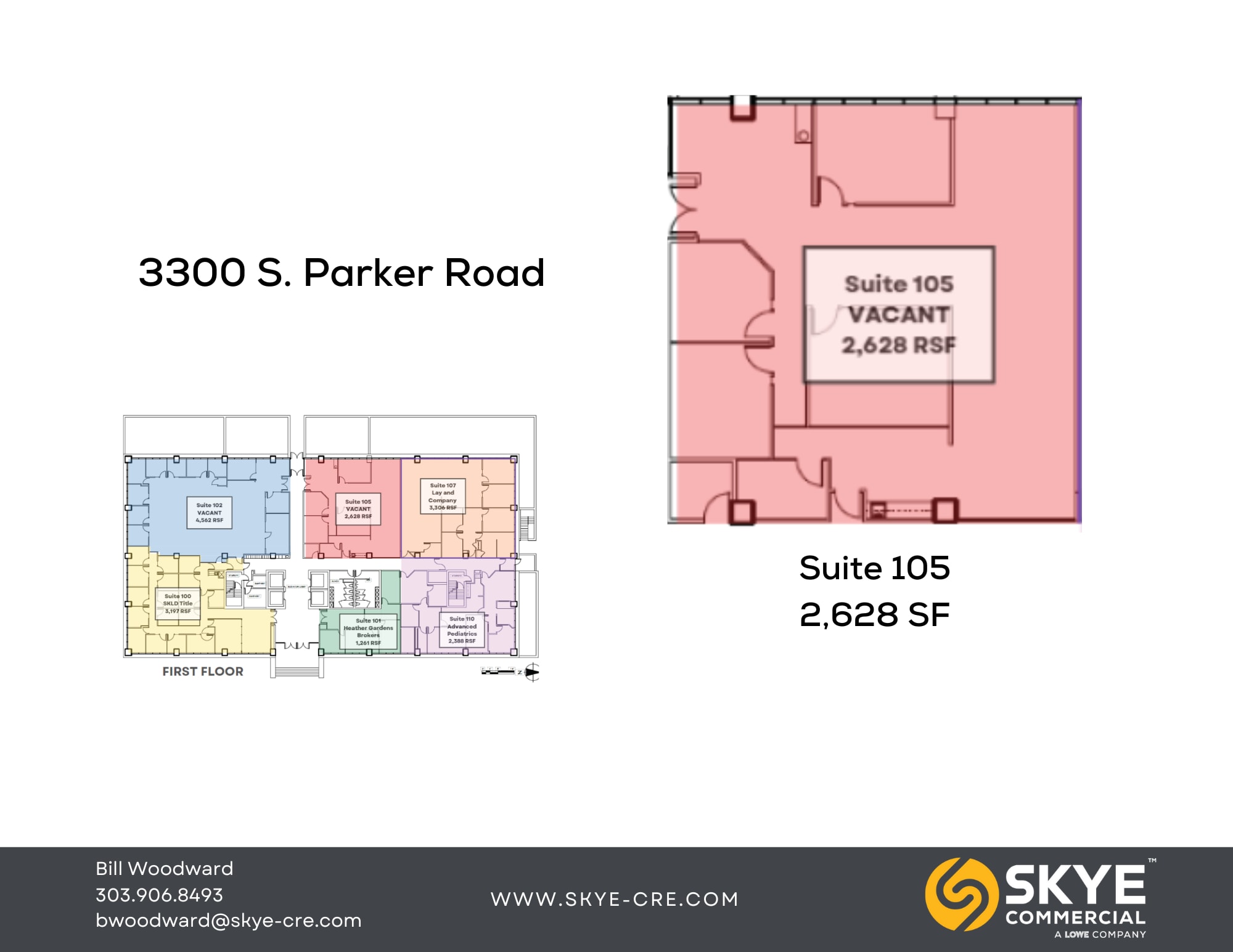 3300 S Parker Rd, Aurora, CO à vendre Plan d’étage– Image 1 sur 4