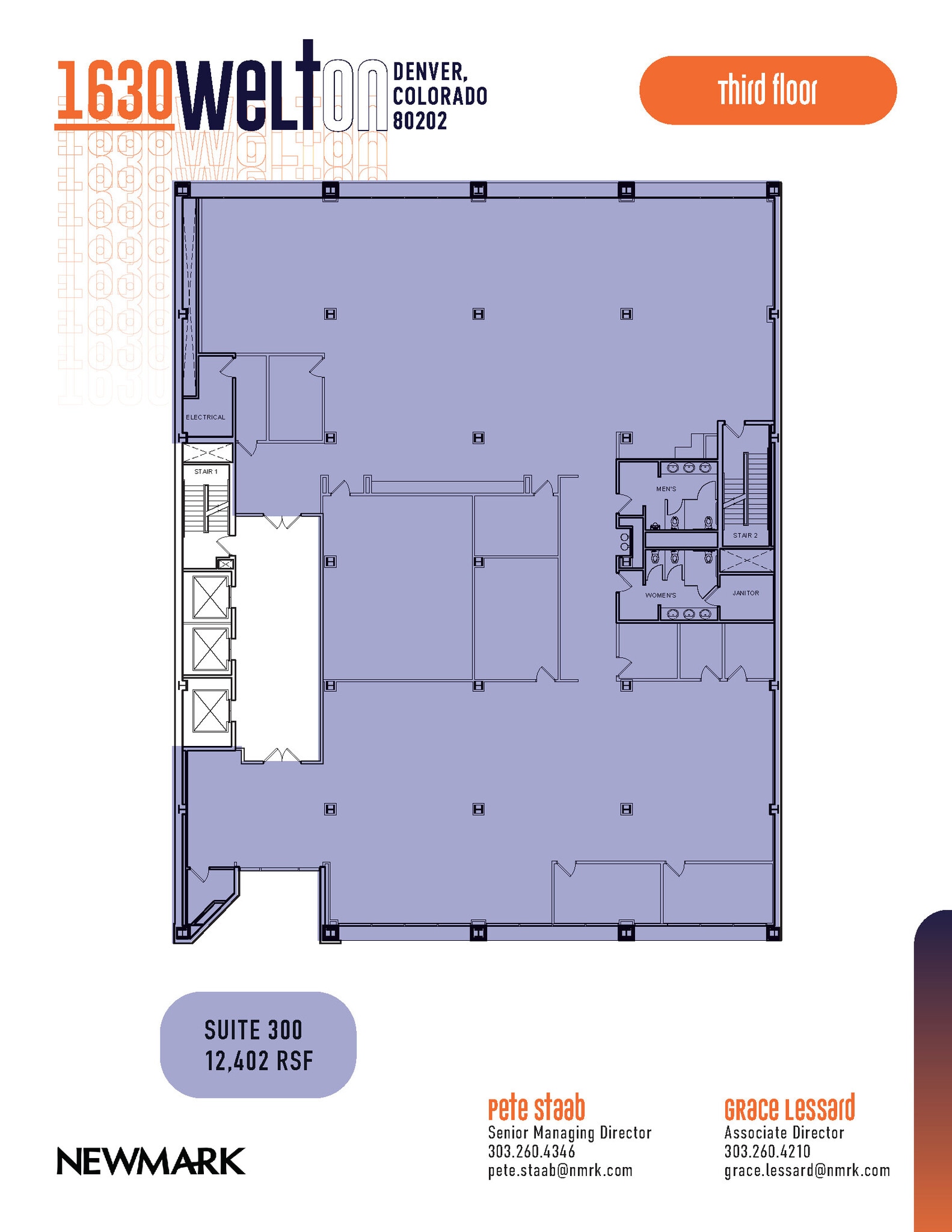 1630 Welton St, Denver, CO à vendre Plan d’étage– Image 1 sur 1