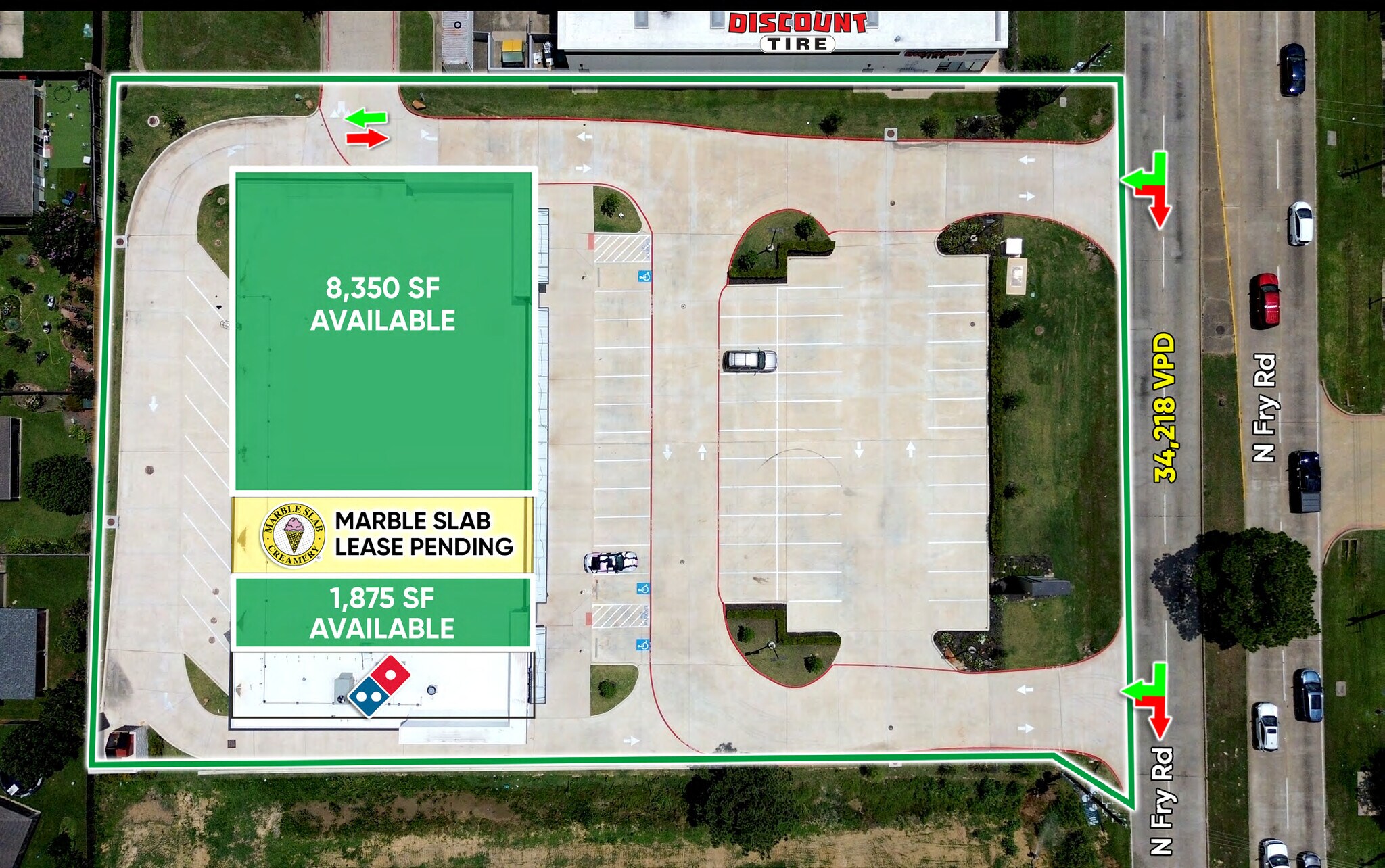 5828 N Fry Rd, Katy, TX à louer Plan de site– Image 1 sur 1
