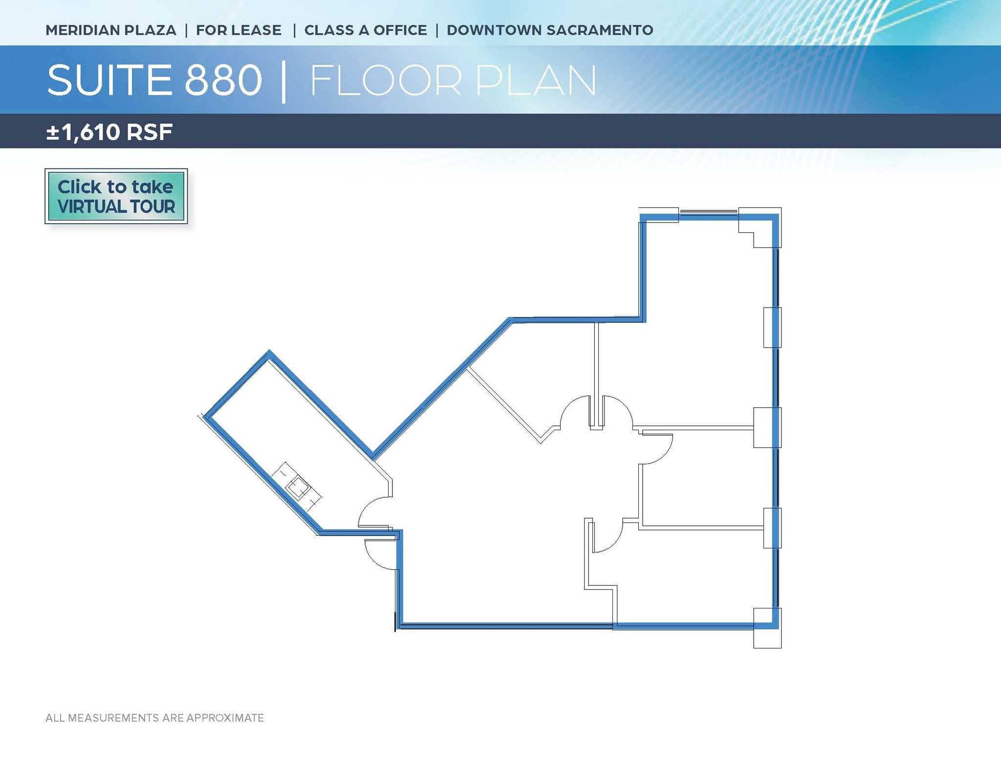 1415 L St, Sacramento, CA à louer Plan d’étage– Image 1 sur 1