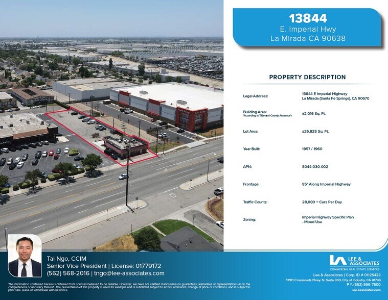 13844 Imperial Hwy, La Mirada, CA à vendre - Photo de l’immeuble – Image 2 sur 2