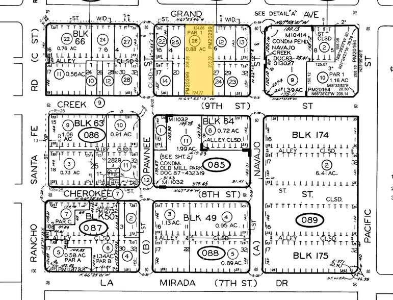 1595 Grand Ave, San Marcos, CA à louer - Plan cadastral – Image 2 sur 4