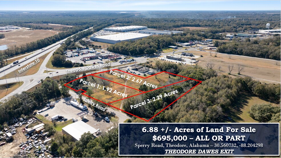 Sperry Road, Theodore, AL à vendre - Photo de l’immeuble – Image 1 sur 7