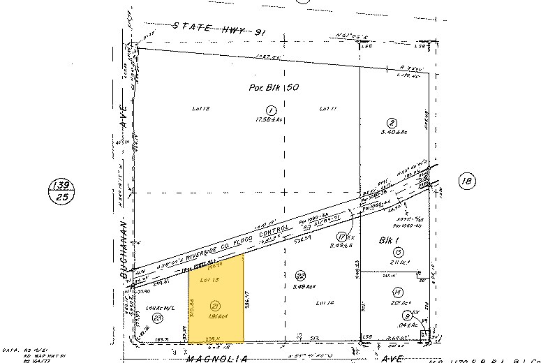 12203 Magnolia Ave, Riverside, CA à louer - Plan cadastral – Image 2 sur 4