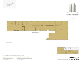 3400 Peachtree Rd NE, Atlanta, GA à louer Plan de site– Image 1 sur 1