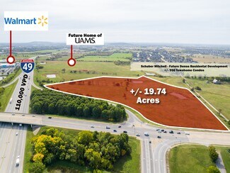 W Pleasant Grove Rd, Rogers AR - Terrain
